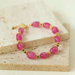 Pink Tourmaline Bracelet - floysun