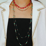 Pink Tourmaline Necklace - floysun