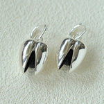 Pistachio Bloom & Natural Stone Bud Earrings - Silver - floysun
