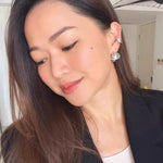 Planet Hoop Earrings – 925 Sterling Silver Polished or Diamond Accent Options - floysun