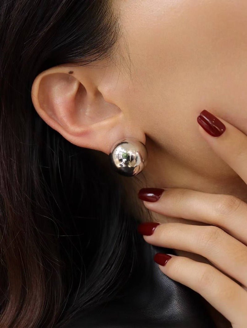 Planet Hoop Earrings – 925 Sterling Silver Polished or Diamond Accent Options - floysun