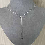 Planet Series – Twin Sphere Sterling Silver Necklace - floysun