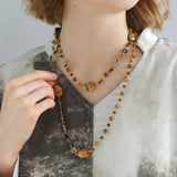 Planet Trail Natural Stone Necklace - floysun