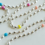 Rainbow Candy Bean Long Necklace - floysun