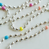 Rainbow Candy Bean Long Necklace - floysun