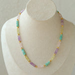 Rainbow Crystal Beads Necklace - floysun