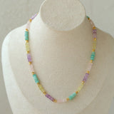 Rainbow Crystal Beads Necklace - floysun
