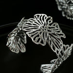 Romantic Lace Flower Open Cuff Bracelet - floysun