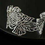 Romantic Lace Flower Open Cuff Bracelet - floysun