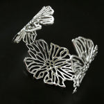 Romantic Lace Flower Open Cuff Bracelet - floysun
