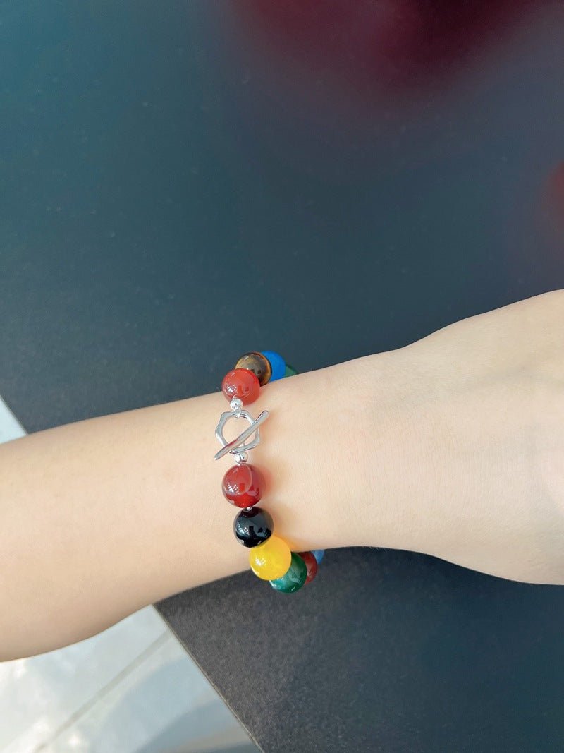 Romantic Universe Dopamine Color Beaded Bracelet - floysun