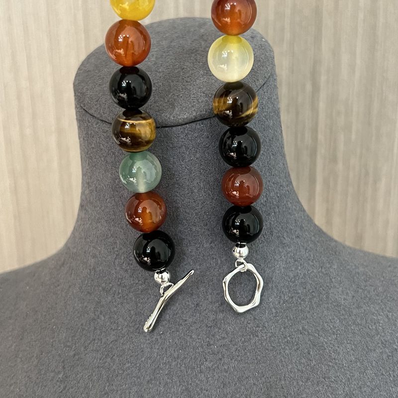 Romantic Universe Dopamine Color Beaded Necklace - floysun