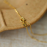 Round White Shell and Pearl Pendant Necklace - floysun