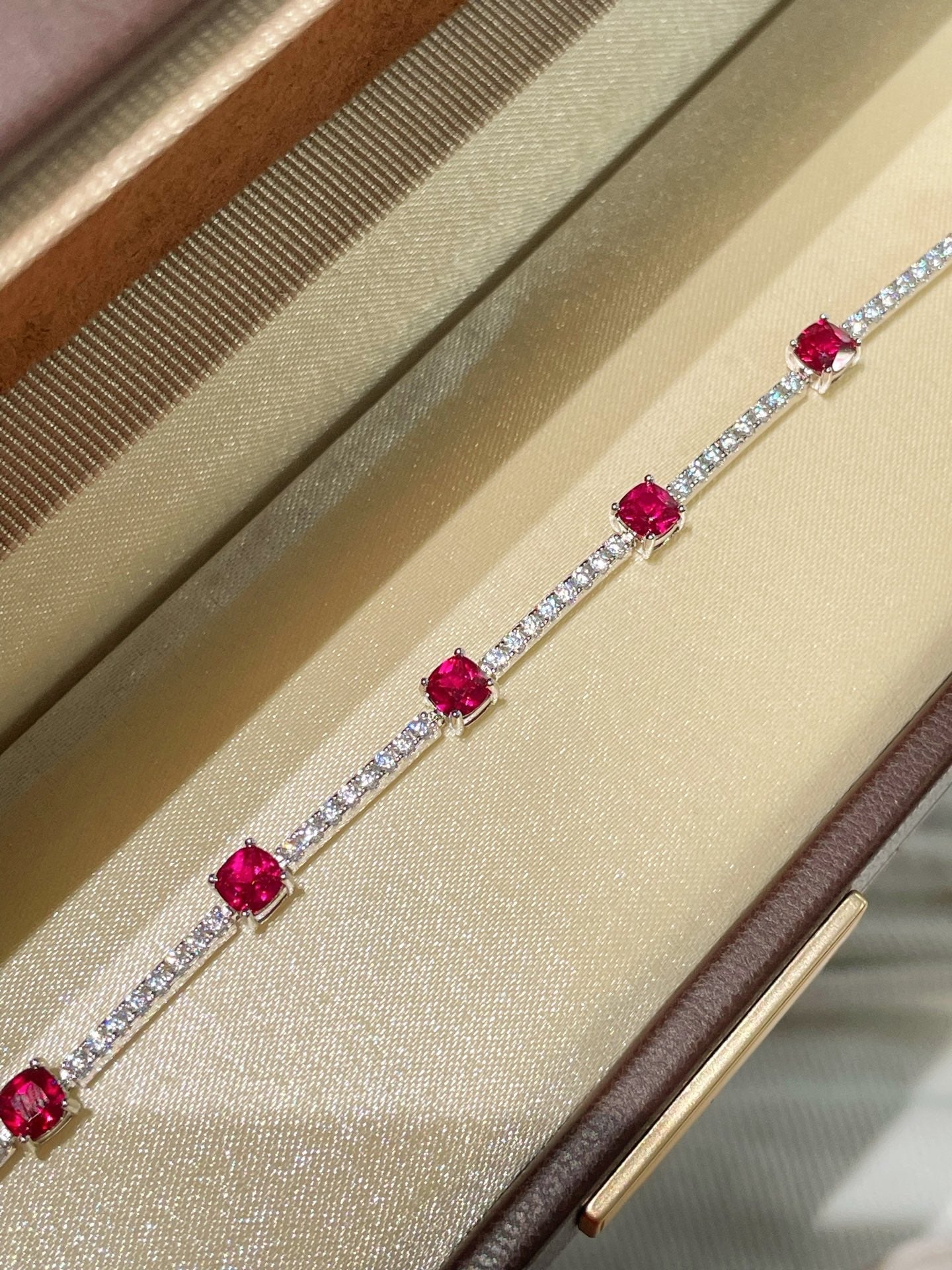 Ruby T - Bar & Diamond Accent Bracelet - floysun