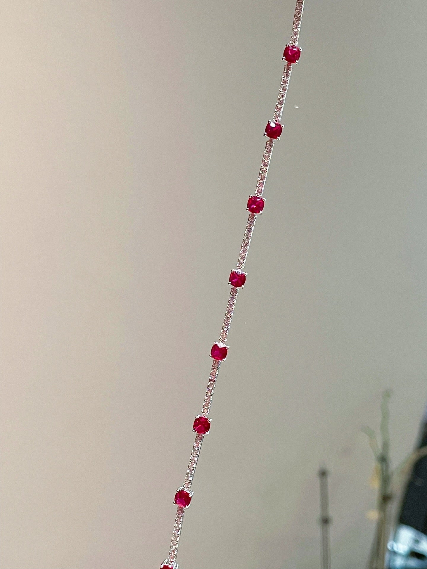 Ruby T - Bar & Diamond Accent Bracelet - floysun