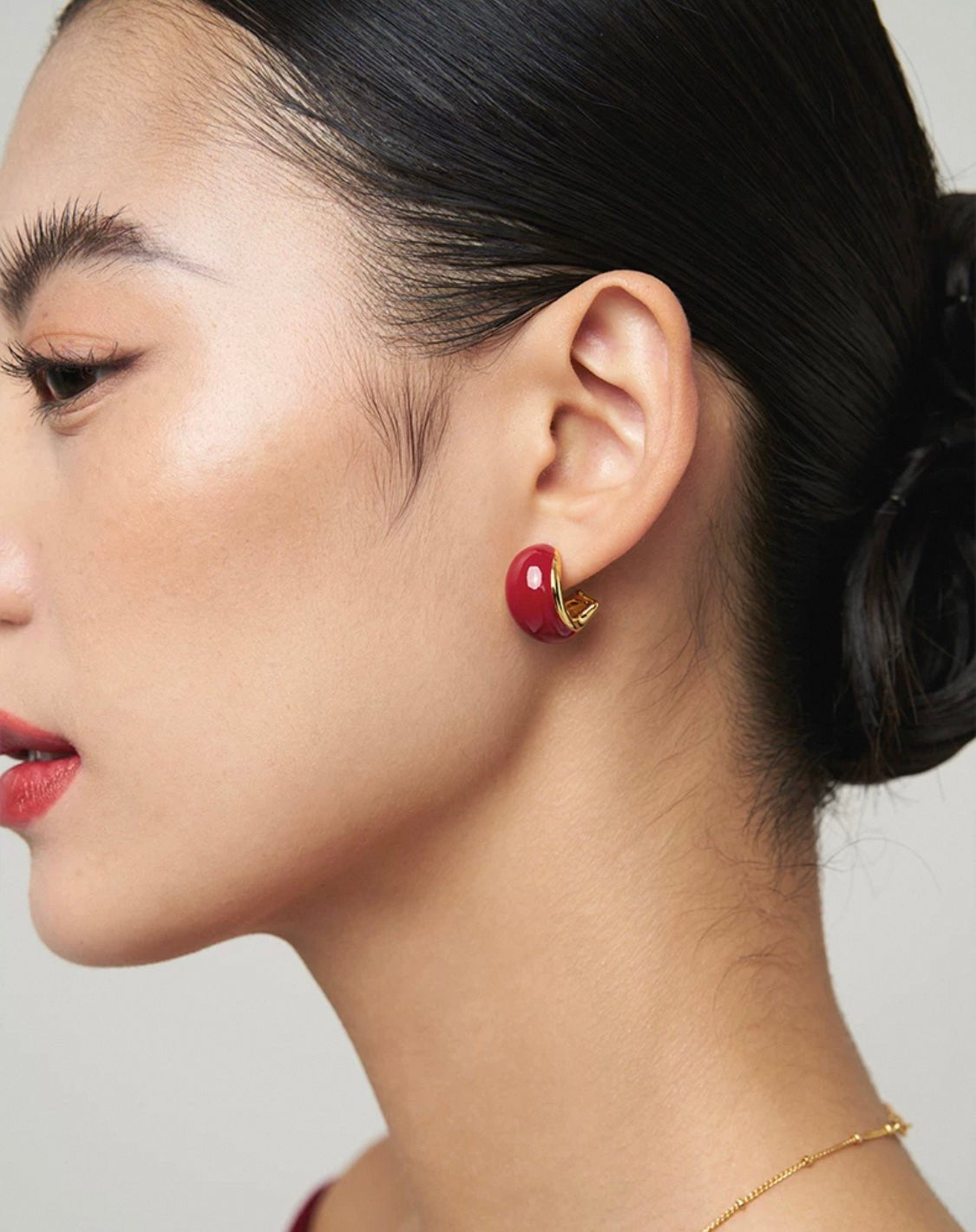 Salt Island Koi Series Red Koi Earrings - floysun