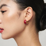 Salt Island Koi Series Red Koi Earrings - floysun