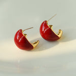 Salt Island Koi Series Red Koi Earrings - floysun