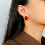 Salt Island Koi Series Red Koi Earrings - floysun
