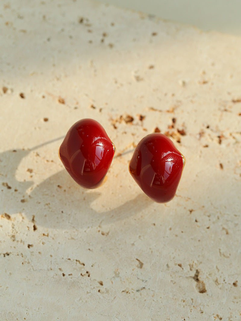 Salt Island Koi Series Red Koi Earrings - floysun