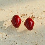 Salt Island Koi Series Red Koi Earrings - floysun