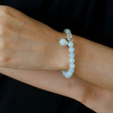 Sea of Stars Bracelet – Aquamarine & White Crystal - floysun