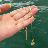 Simple Alkaline Water Bread Pendant Necklace - floysun