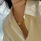 Simple Alkaline Water Bread Pendant Necklace - floysun