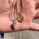 Simple Alkaline Water Bread Pendant Necklace - floysun