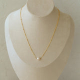 Single Pearl Chain Necklace Type B