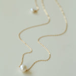 Single Round Pearl Pendant Necklace - floysun