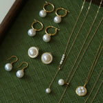 Single Round Pearl Pendant Necklace - floysun