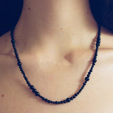Size Gradual Change Red Agate Black Agate Short Necklace - floysun