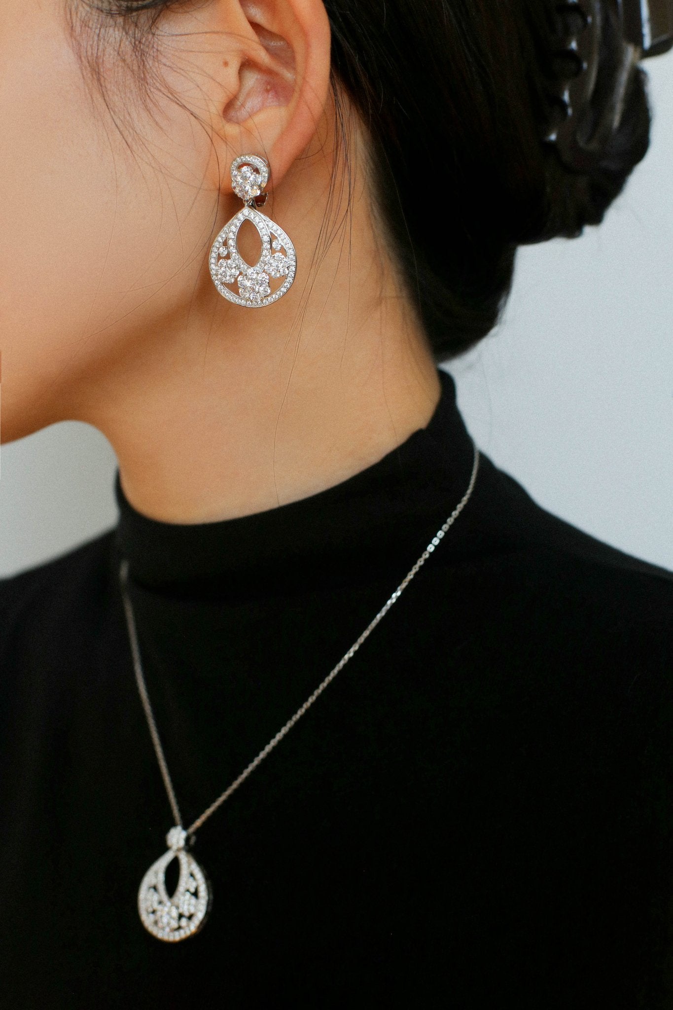 Snowflake Drop Earrings - floysun