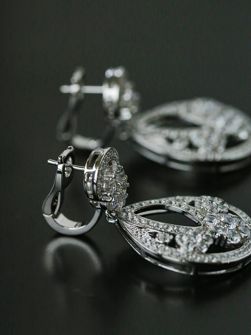 Snowflake Drop Earrings - floysun
