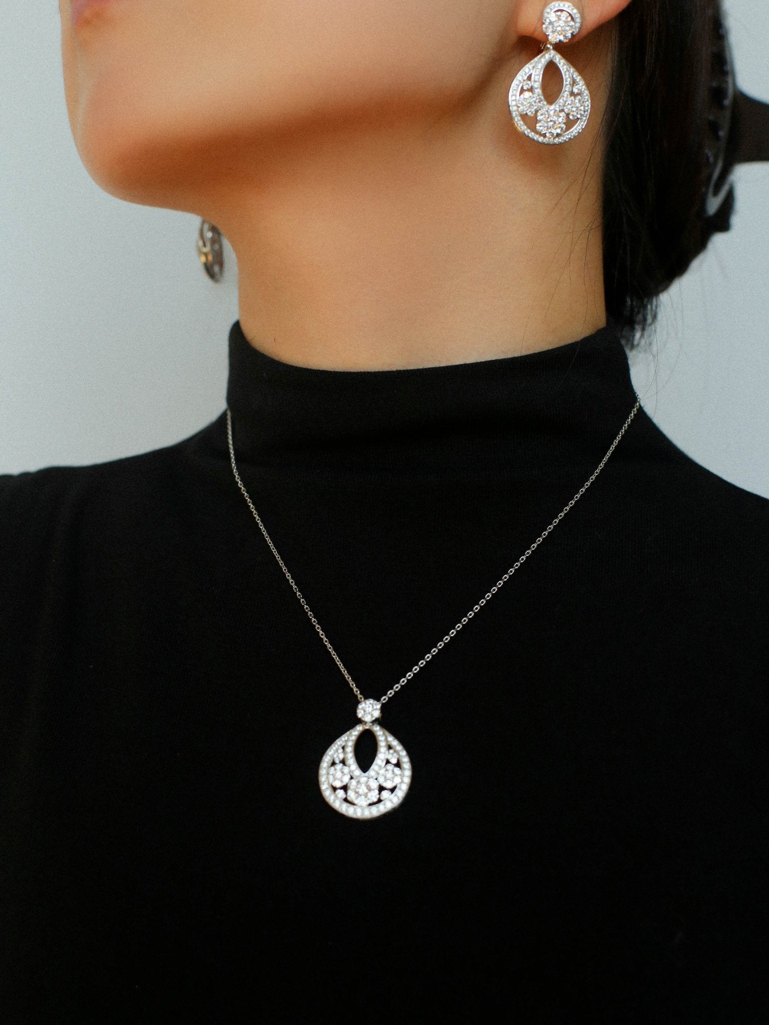 Snowflake Drop Earrings - floysun