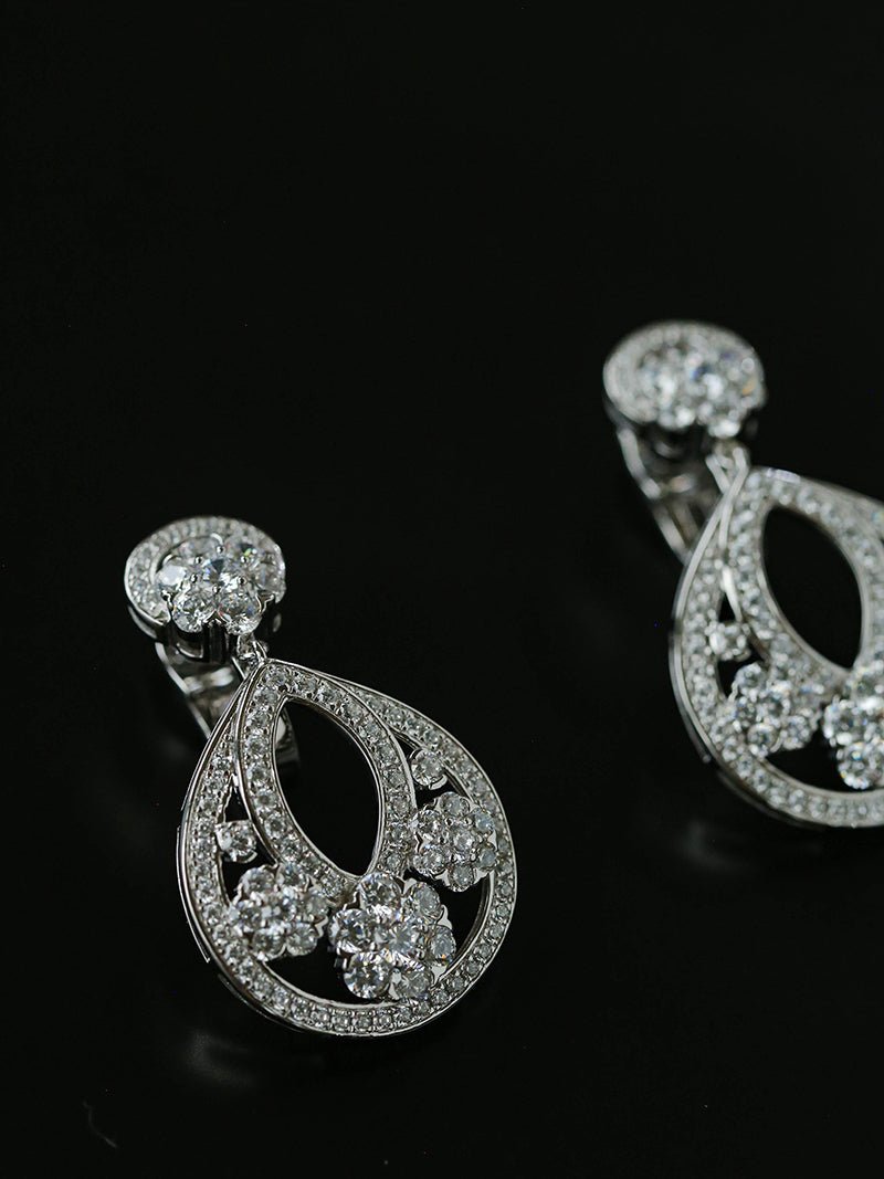 Snowflake Drop Earrings - floysun