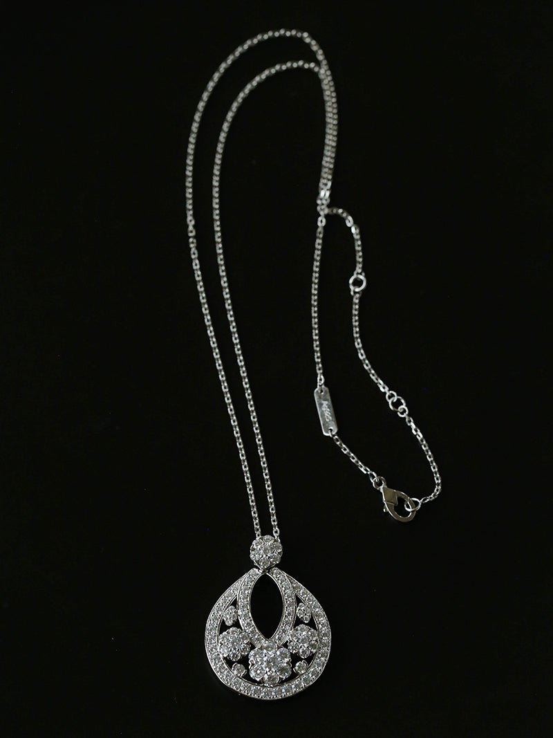 Snowflake Sterling Silver Necklace - floysun