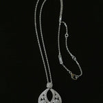 Snowflake Sterling Silver Necklace - floysun