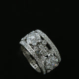 Snowflake Sterling Silver Ring - floysun