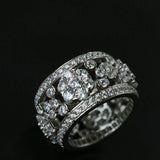 Snowflake Sterling Silver Ring - floysun