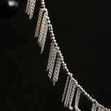 Sparkling Disco Tassel Necklace - floysun