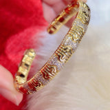Spiga Sparkling Diamond Stretch Cuff Bracelet - floysun