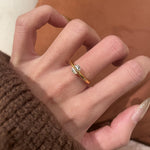 Spinning Star UFO Ring – 1ct Lab Diamond Brilliance - floysun