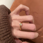 Spinning Star UFO Ring – 1ct Lab Diamond Brilliance - floysun