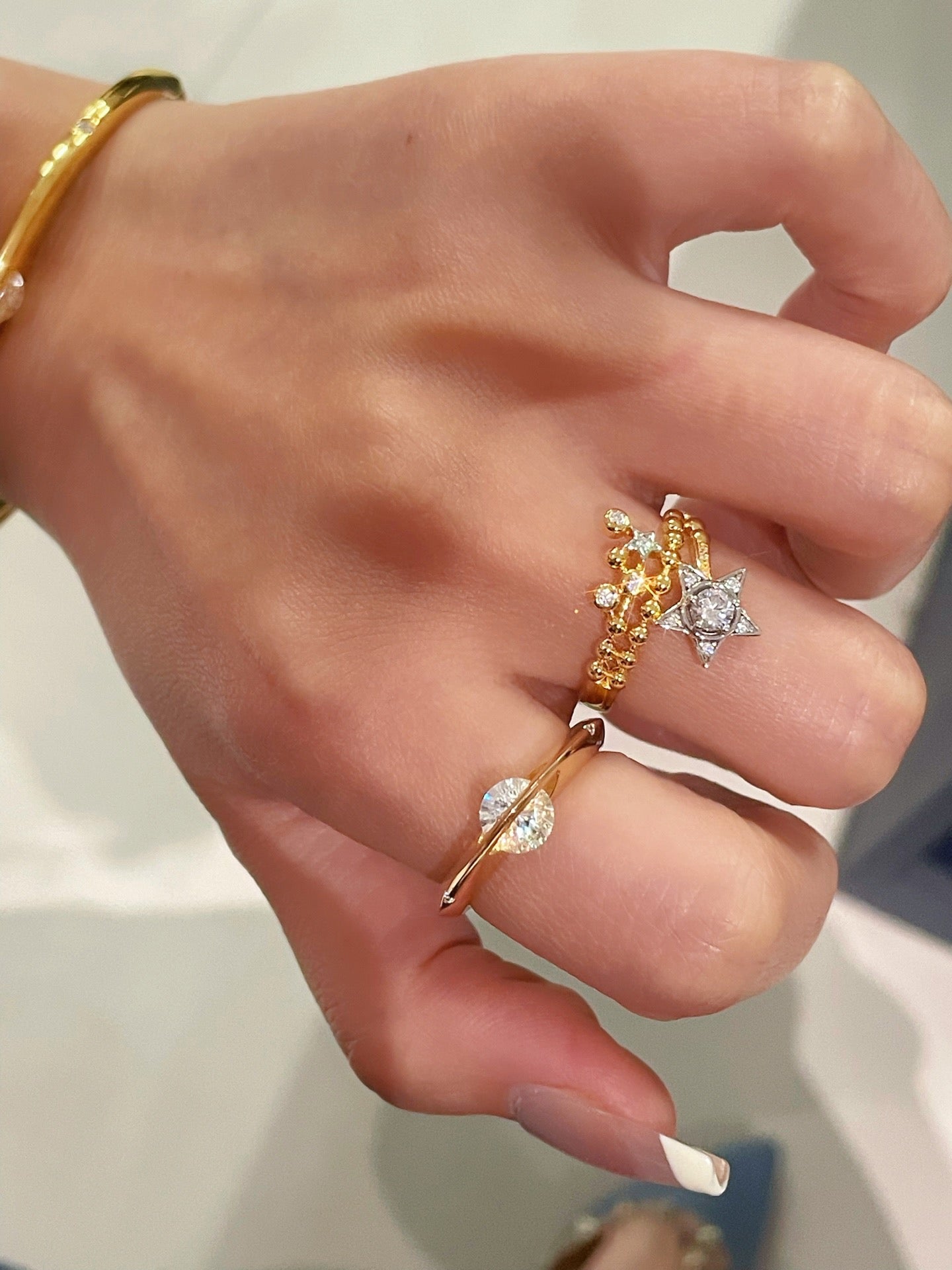 Spinning Star UFO Ring - floysun