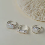 Stackable Long Baroque Pipa Pearl Ring - floysun