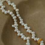 Staggered Pearl Clavicle Necklace - floysun