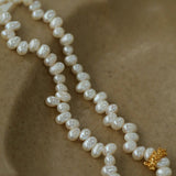 Staggered Pearl Clavicle Necklace - floysun