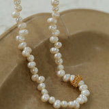 Staggered Pearl Clavicle Necklace - floysun